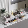 Clear Stackable Storage Drawer, Acrylic Drawer, Cosmetic Organizer, Plastic Organizer for Dresser, Under, Kitchen Cabinet, 4