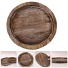 Rustic Wooden Tray Candle Holder for Farmhouse Dinning Table Kitchen Countertop Coffee Table Organizer Home Decor Wedding 1