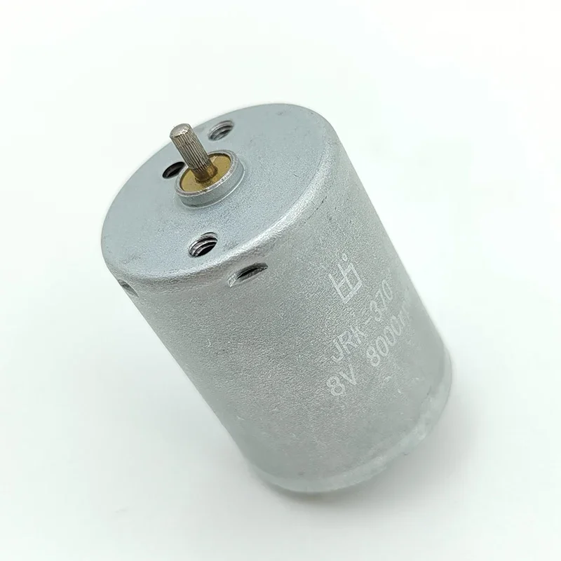 RK-370 DC 3V 5V 6V 9V 12V 12500RPM 고속 미니 24mm 원형 전기 모터 널링 샤프트 DIY 취미 장난감 모델