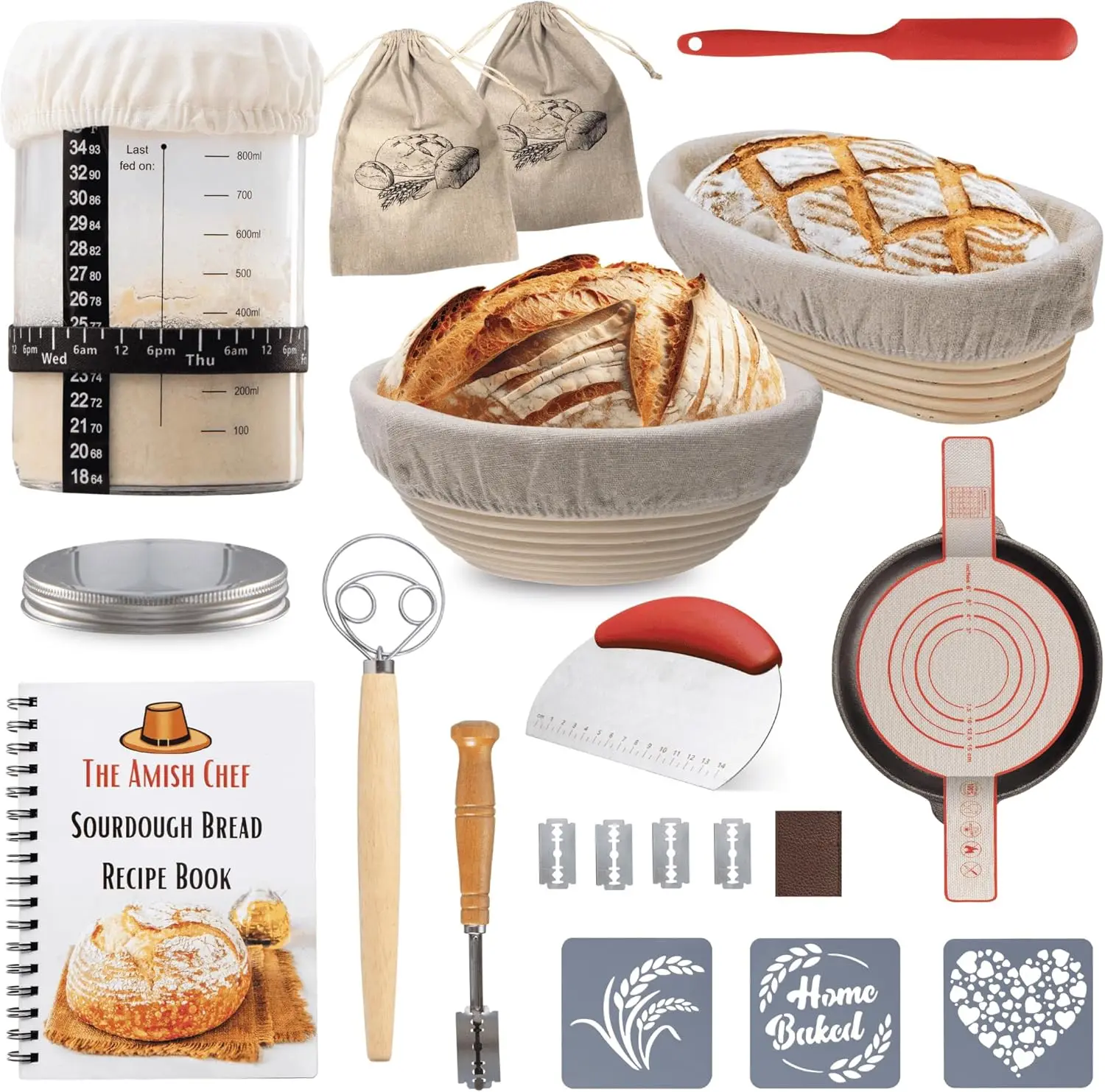 Sourdough starter kit image 1
