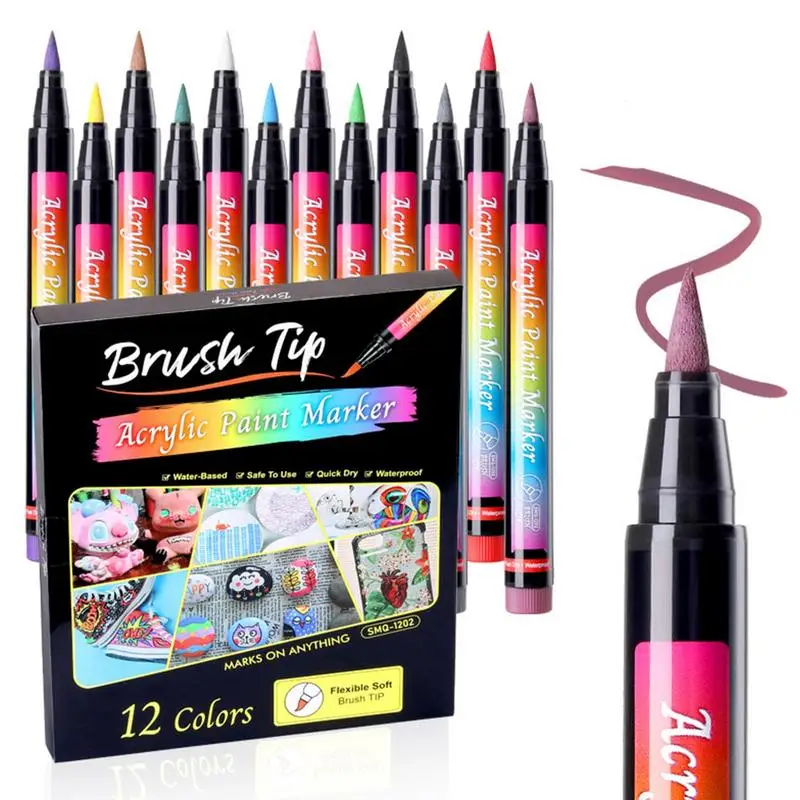 Nail Art Graffiti Pen 3D Nail Dotting Pen Sets With Fine Nip