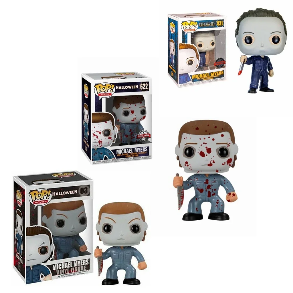 Funko Pop Movies Special Edition Michael Myers 622 # H2O Michael Myers #831 03 # Halloweens Vinyl Figure Model Giocattoli Da Collezione