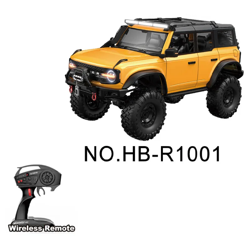 New 1/10 RC Car 4WD RTR HB R1001 Horse Full Scale with LED