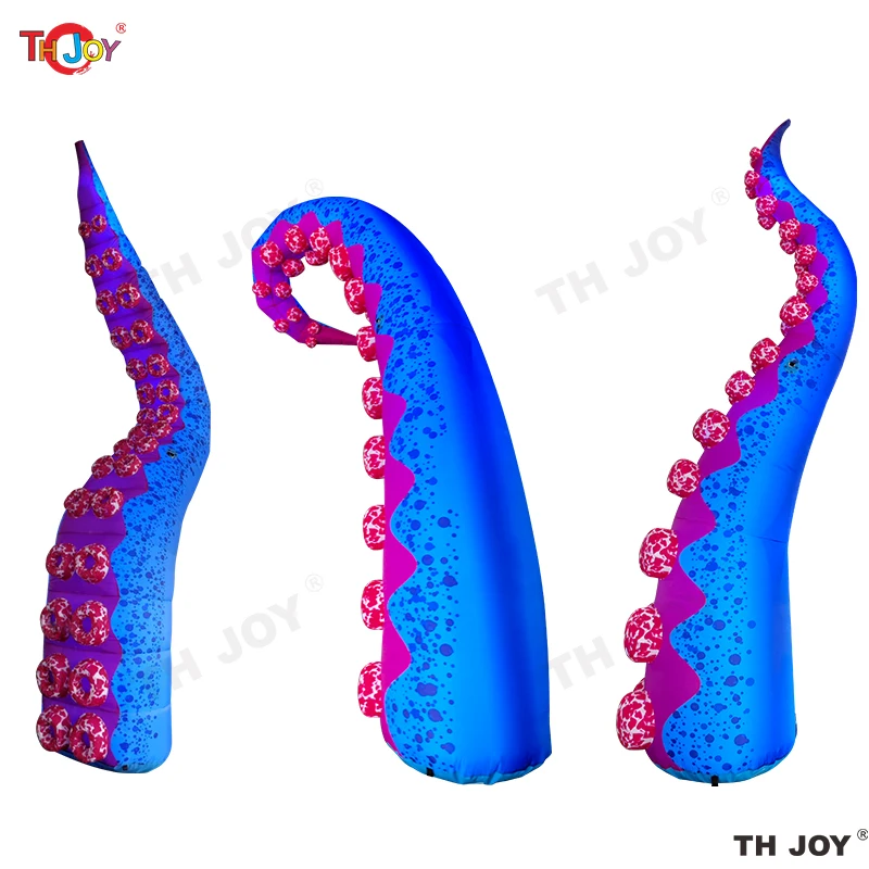 

Halloween Outdoor Decor Giant Inflatable Octopus Legs tentacles inflatable Tentacle Arms inflatable LedLight Tentacle Decoration