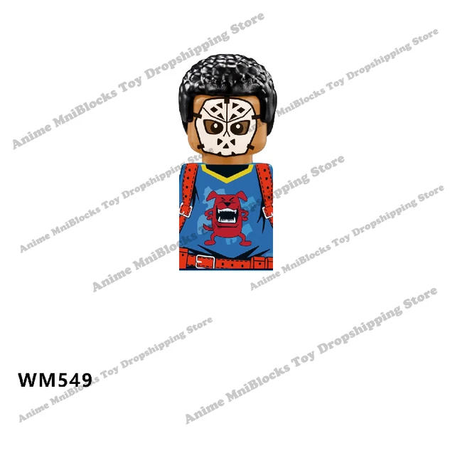 Movie Batman The Joker Harley Quinn Wonder Woman mini action toy figures building blocks Assemble bricks kid gifts WM6080 WM6100 WM549