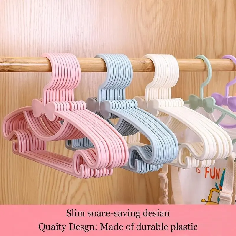 4Pcs Children Clothes Hanger Portable Display Baby Clothing Organizer Hangers Windproof Home Kids Closet Storage Hanger Racks 3