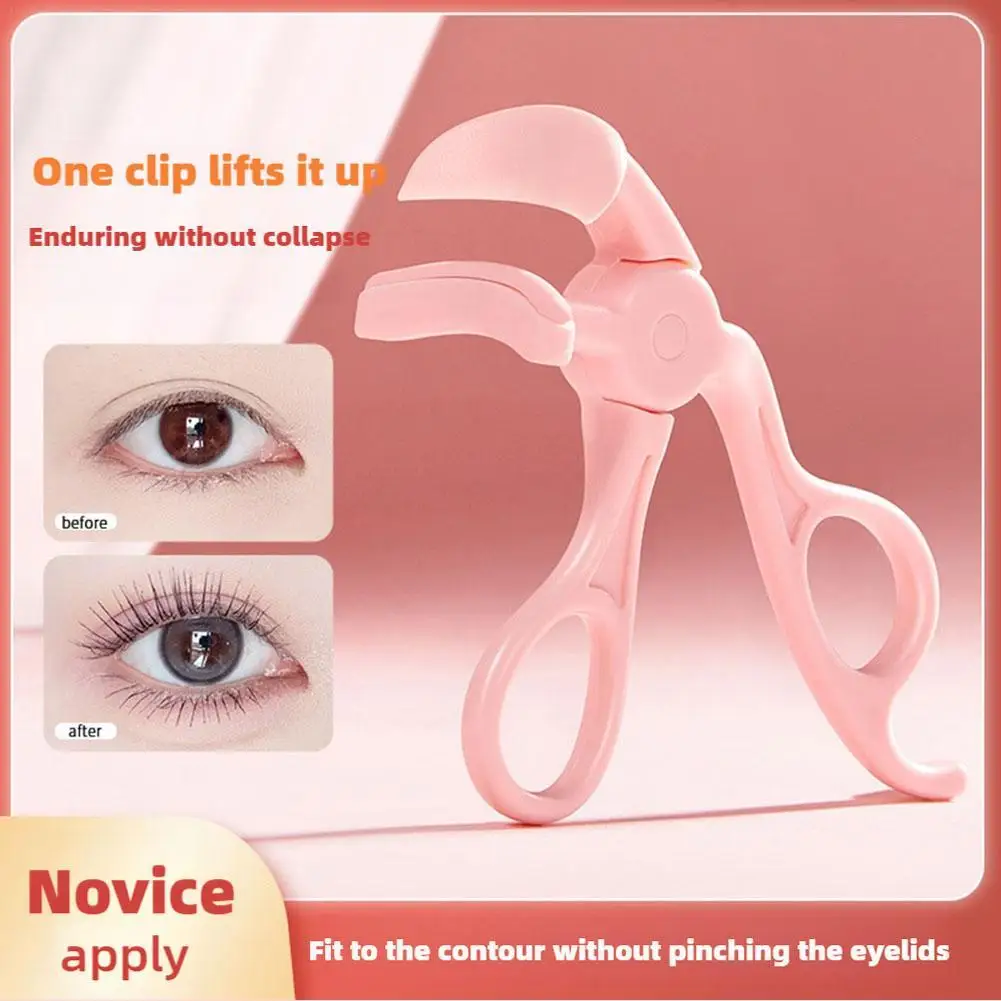 Borderless Eyelash Curler One Clip Curled Up Long Lasting Curling Tool Wide Angle Curler Women Quick Styling Tools eyelash curler