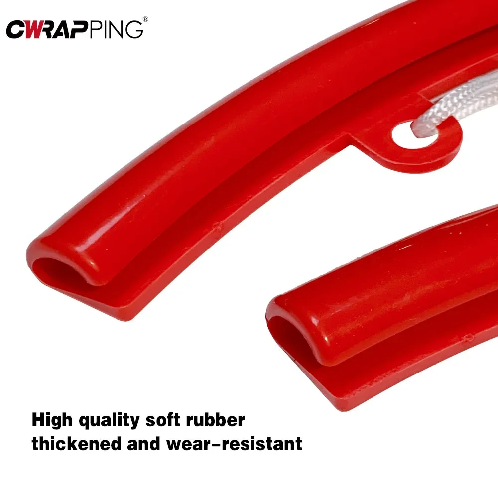 8-Piece Wheel Rim Protector Set - Universal Tire Guard and Accessory
