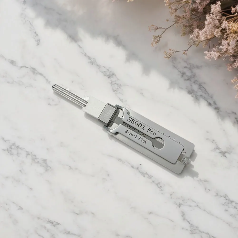 1PC Stainless Steel Key Decoder Oring Pickup Kit Hook Tool Hand Maintenance Repair Tool