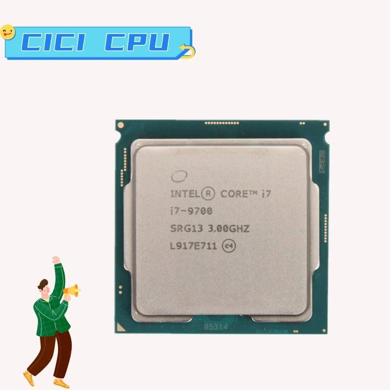 Core I7-9700 Cpu 3.0Ghz 12Mb 65W 8 Core 8 Thread 14Nm Cpu Di Nona Generazione Lga1151 I7-9700 Per Z390