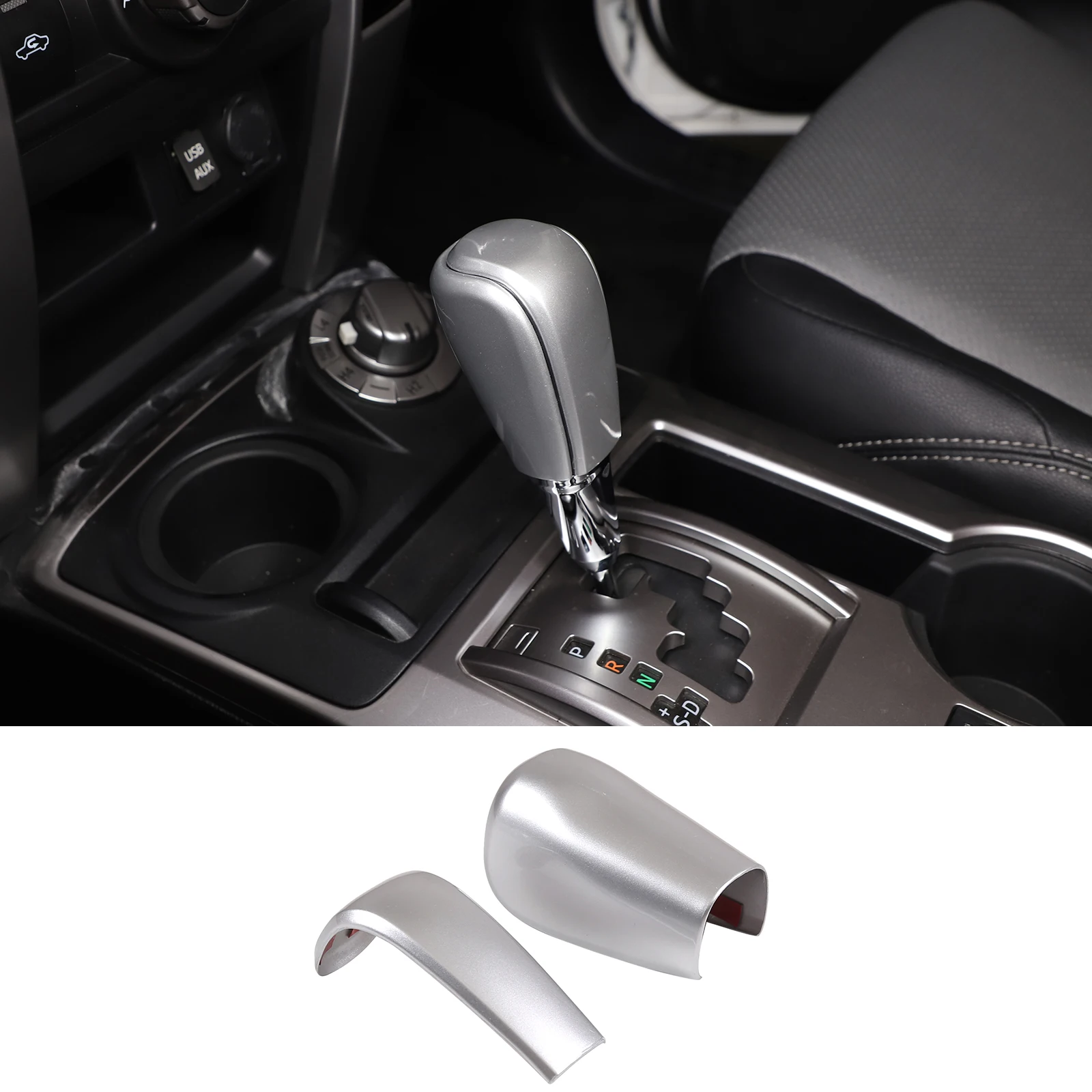 

Для Toyota Land Cruiser Prado FJ150 150 10-17 ABS Серебряный автомобильный редуктор переключения передач ручка переключения передач крышка головки отделка стикер автомобильные аксессуары