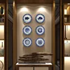 Chinese Style Blue and White Porcelain Ceramic Hanging Tray,Living Room Walls Light,Luxury Creative Decorations,Restaurant Ceram 3