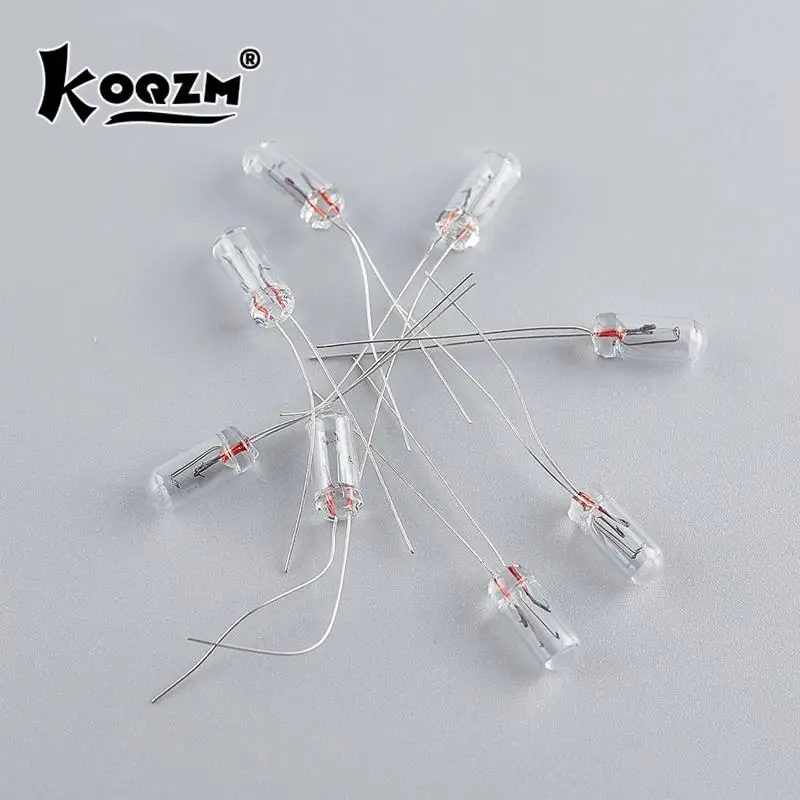 Incandescent Light Bulbs 10pcs Miniature 0.07A 3mm 4mm 5mm 1.5V 3V 6V 9V 12V 24V Edison Filament Rice