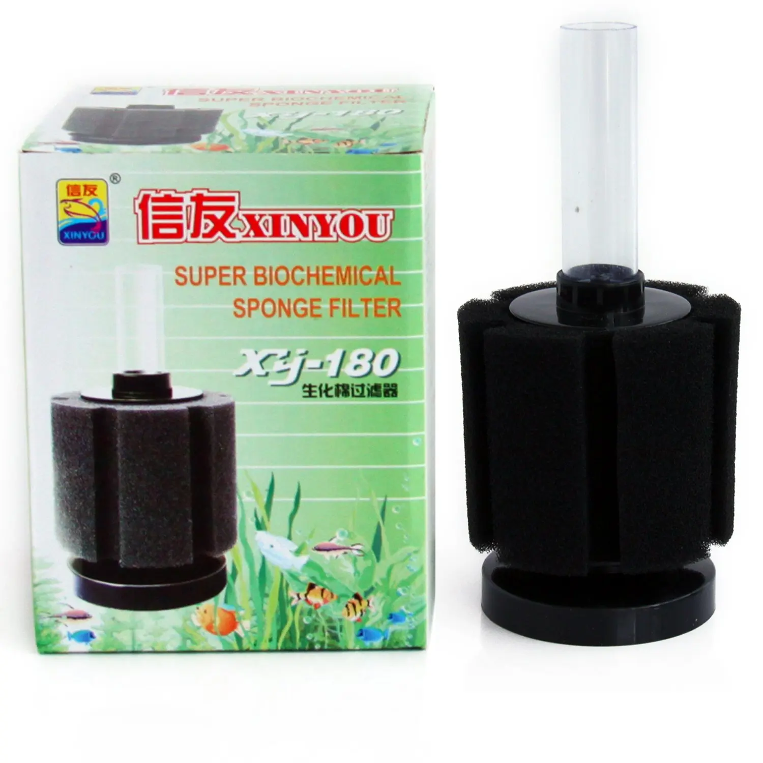 Xinyou Biochemical Sponge Filter for Small Aquarium XY-180/280/380