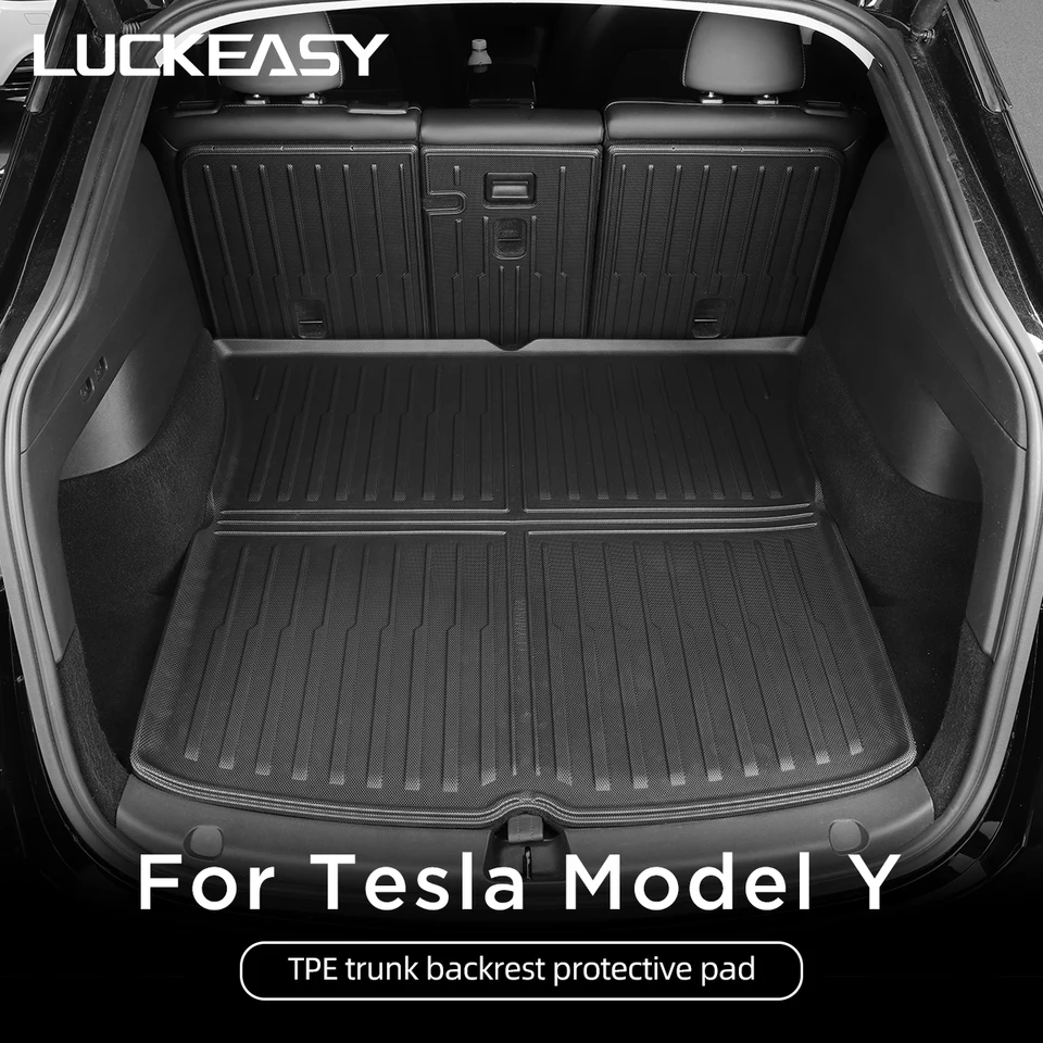 LUCKEASY For Tesla Model Y 2021-2024 Rear Seat Backrest
