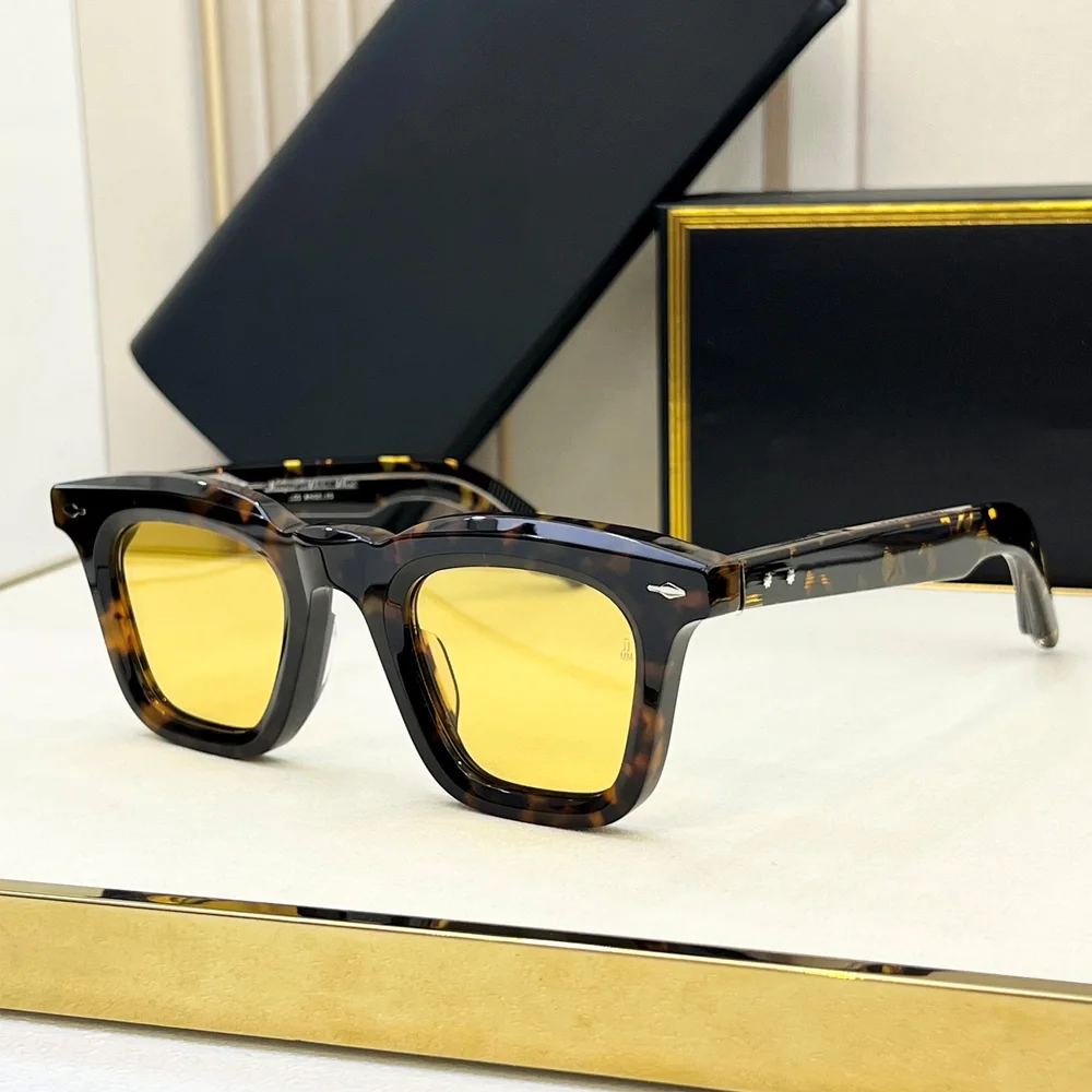 

Luxury JMM LECLAIR Sunglasses Men Women Original Classic Square Acetate Trendy Sun Glasses UV400 Outdoor Eyeglasses