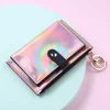 Fashion New Laser Women Wallets Fashion Keychain Zipper Coin Purse Mini Small Money Bag Credit Card Holder 2