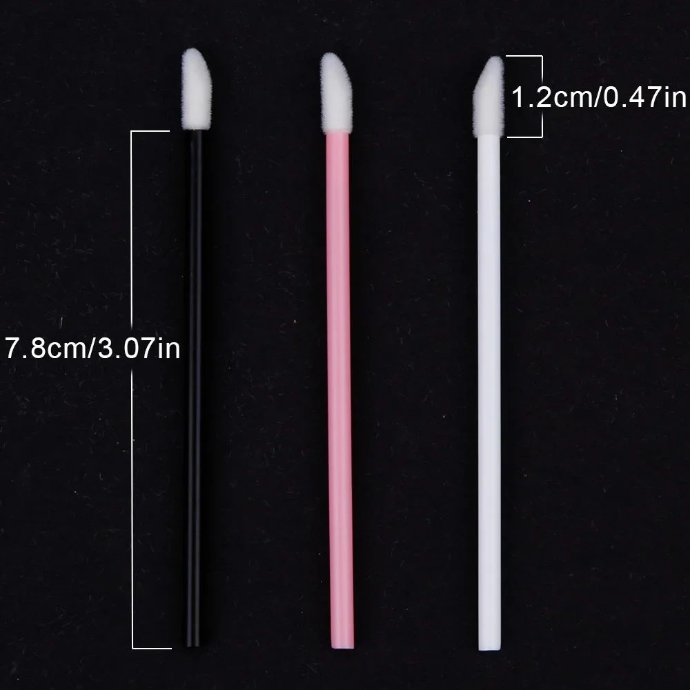 Brush Women Lipstick Eyelash Eyebrow 50/100 PCS Disposable Lip Cleaning Accessories Wholesale Gloss Wands Applicator MakeUp Tool