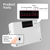 Beok wireless Thermostat Controller Heating Wifi Smart Home 8-Channel Heating System for Gas Boiler Water Floor Actuator - Image 3