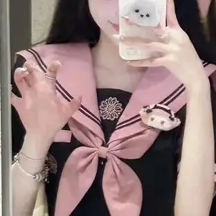 Japan Harajuku Original Sailor Uniform Jk Genuine Japanese Sweet College Style Summer And Autumn Basic Intermediate suit