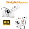 4K HD 64M Pixels Mini Digital Camera with 2.4 Inch Screen Student Digital Cam Auto Focus 18x Zoom Photography Outdoor Travel 1