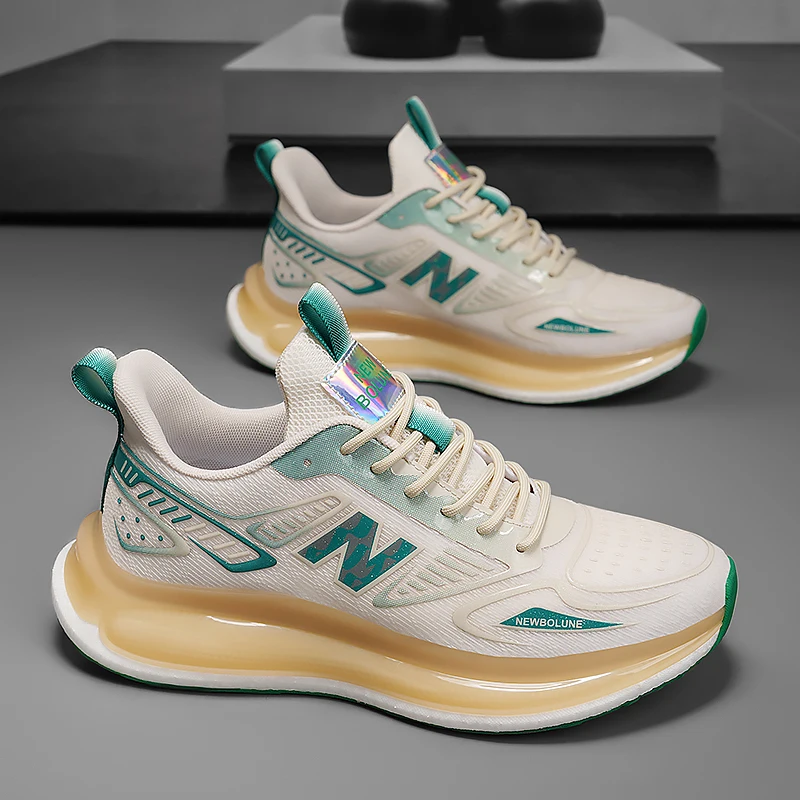 أحذية رياضية للرجال شبكة تنفس مريحة الرياضة في اله...