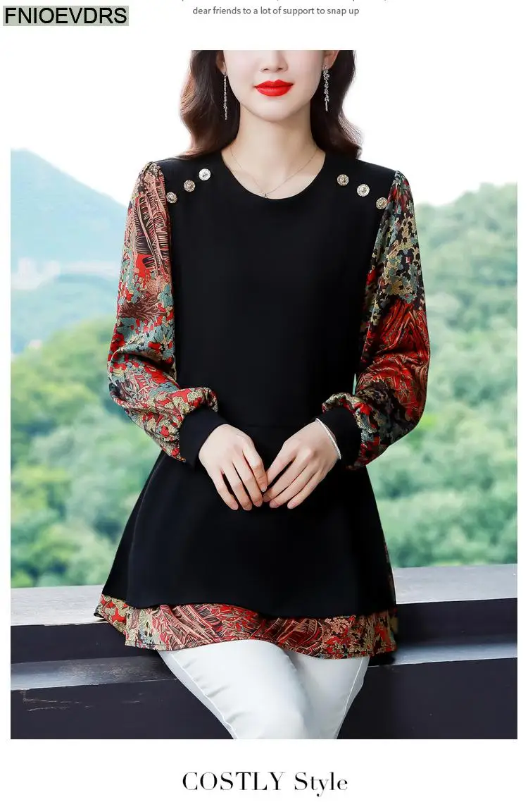 M-5XL Loose Clothes 2023 Women European Fashion Elegant Office Lady Work Button Shirt Casual Tunic Belly Peplum Tops And Blouses