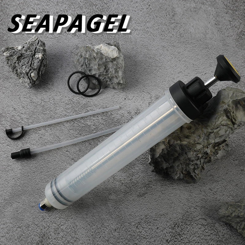 Pompe à Vide Manuelle 200cc – Seringue Extracteur D'huile Et Fluides Auto Avec Tuyau
