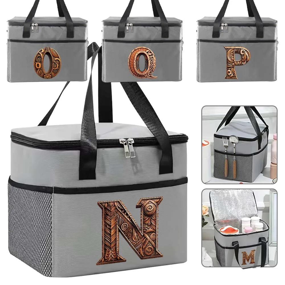 

Портативная сумка для ланча, офисный кулер, водонепроницаемый Термоизолированный Ланч-бокс, сумка для бенто, Студенческая сумка для обеда