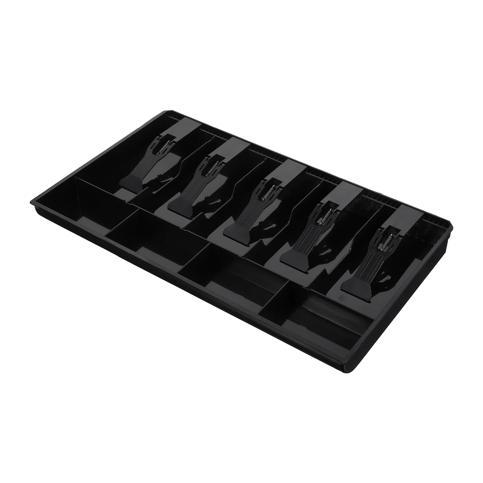 

Five Compartments Cash Register Box Money Organizer Storage Drawers Insert Tray
