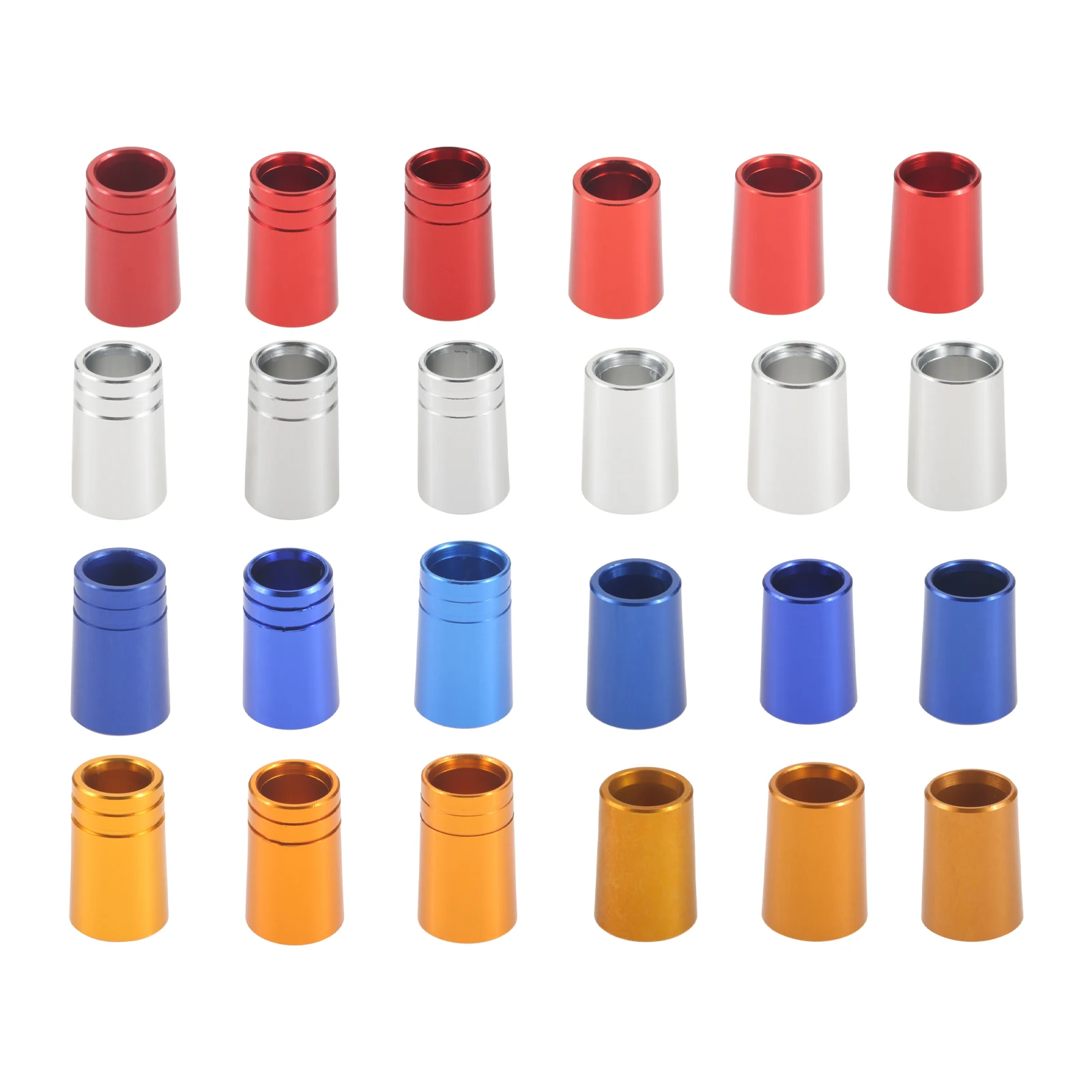 10Pcs/lot Golf Club Ferrules for 0.335,0.350 or 0.370 tip irons shaft Aluminum Sleeve Ferrules Driver Shaft Ball Connection Ring 4