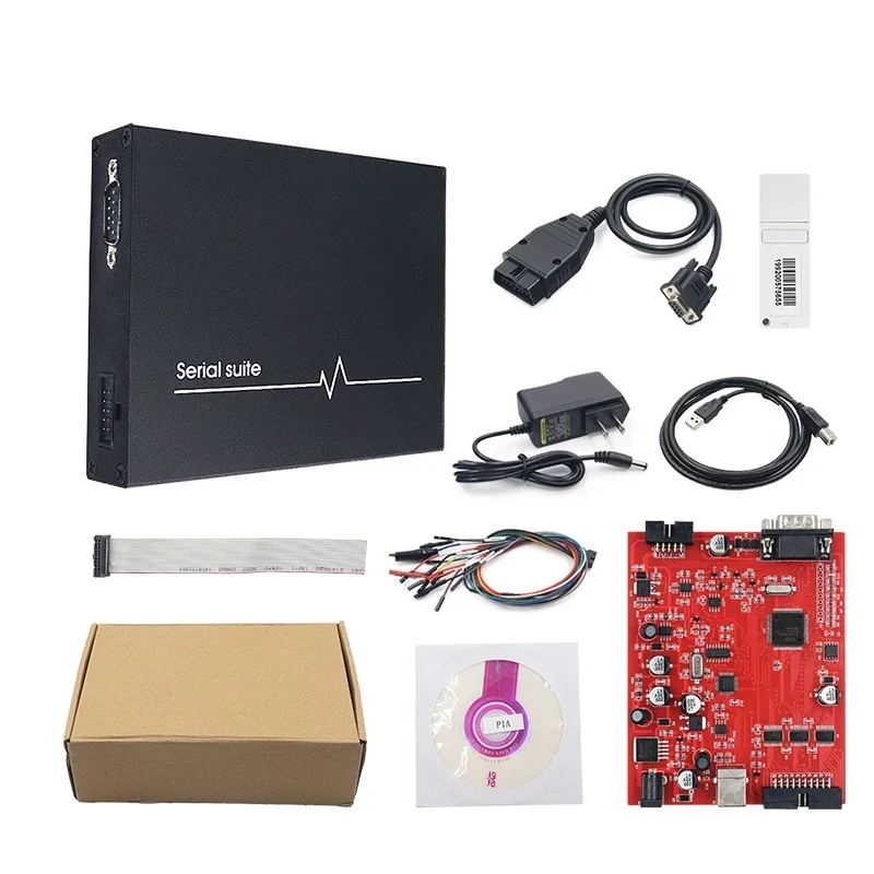 

PIASINI V4.3 ECU Programming Tool Red/Black PCB 9241A Piasini Engineering OBD2 Scanner USB Dongle No Need Activated