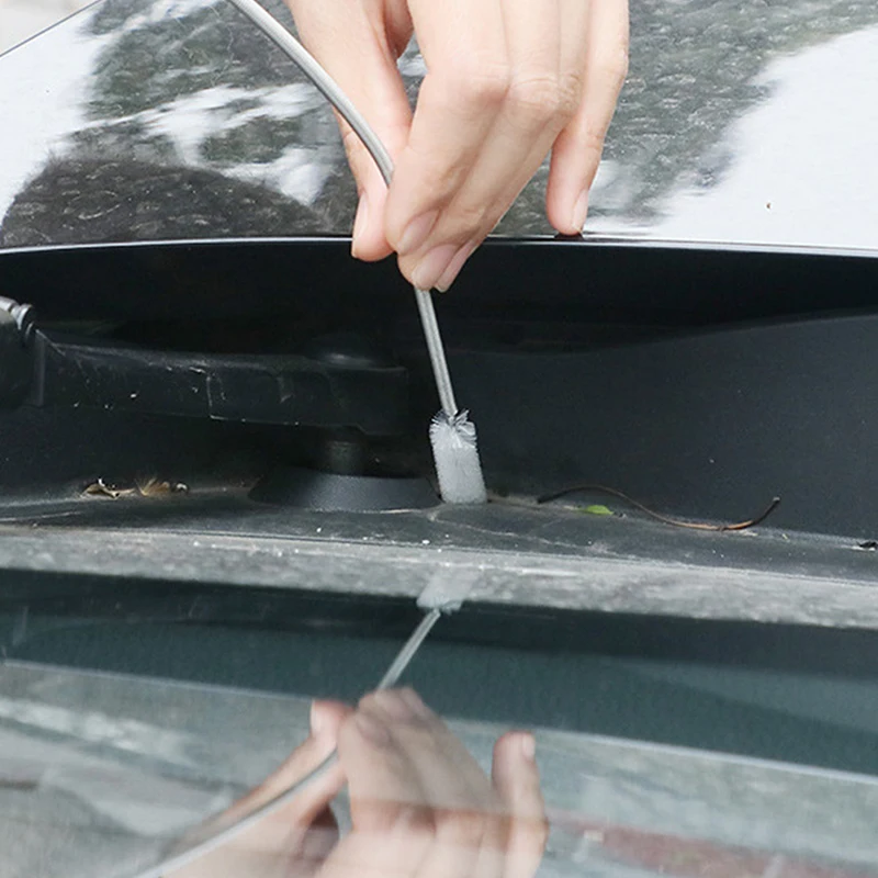 

Car Sunroof Door Windshield Cleaning Brush Drain Hole Is Blocked Cleaning Tools