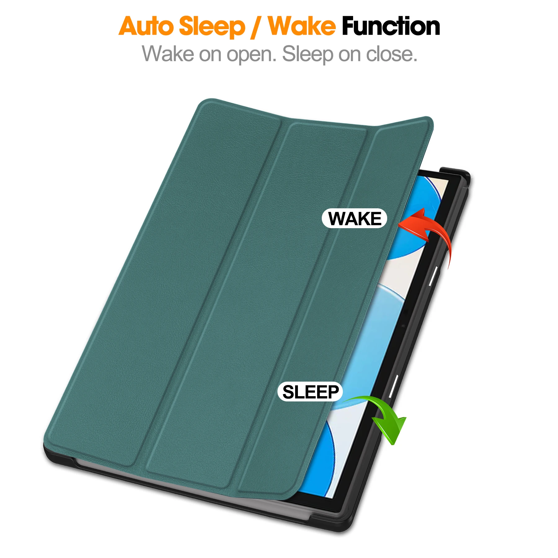 Flip Stand Smart Folio Tablet Cover para Crianças Capa para Teclast M40 Pro Plus P30s P40hd T50 - Imagem 4