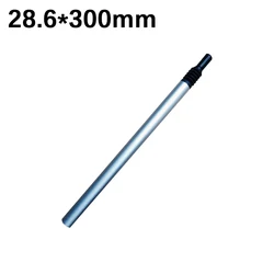 Adjustable Electric Bicycle Suspension Seatpost - Folding E-bike Seat Tube (Silver 28.6x300mm)