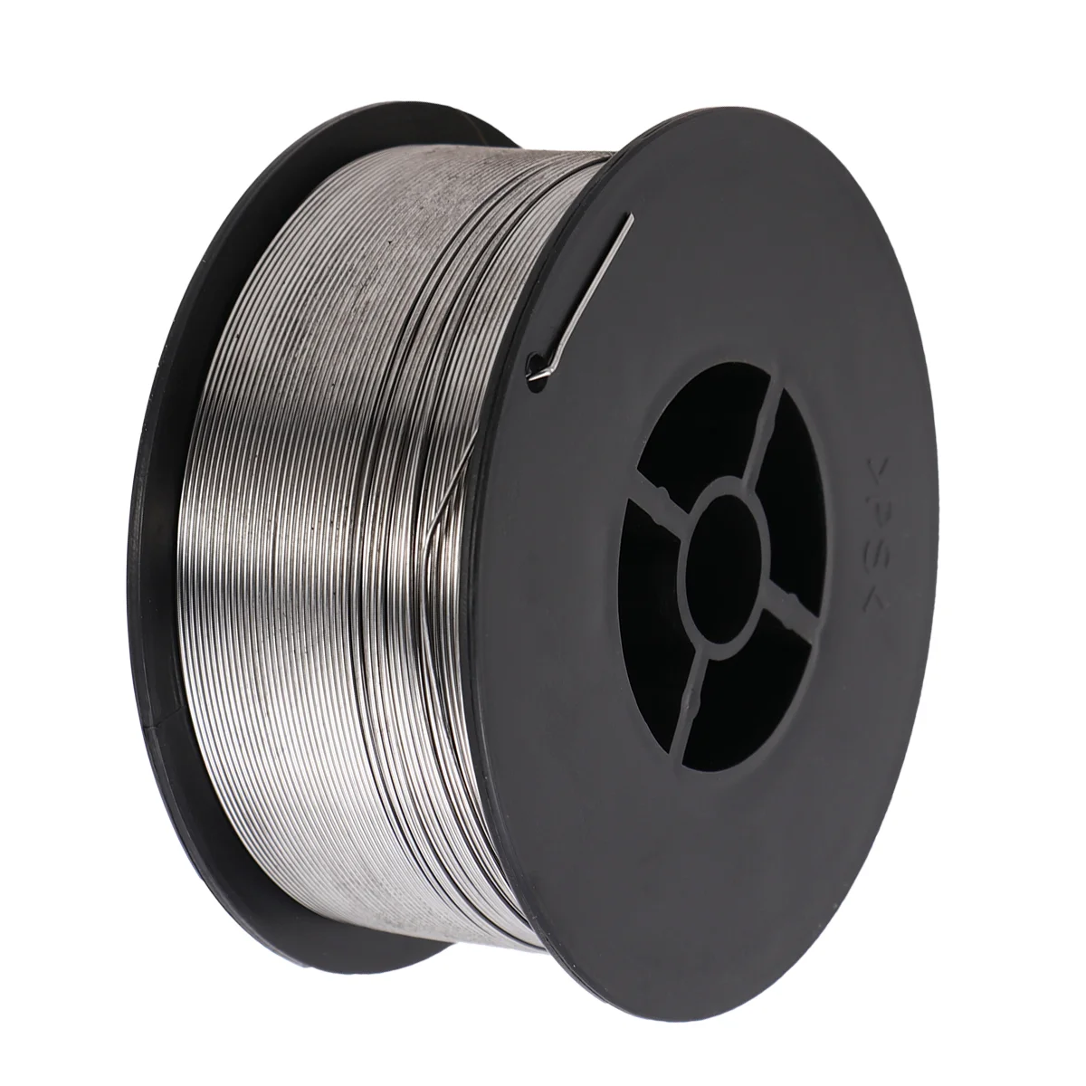 Mig Welding Wire 08mm 1kg Stainless Steel Gasless Reel Spool Roll Flux Cored Welding Wire for Soldering Welding ( Silver )
