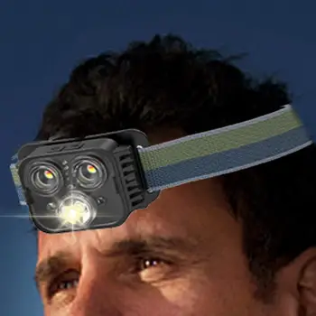 LED USB Rechargeable Headlamp High Lumen Bright Head Lamp Portable Head Flashlight Camping Light 3