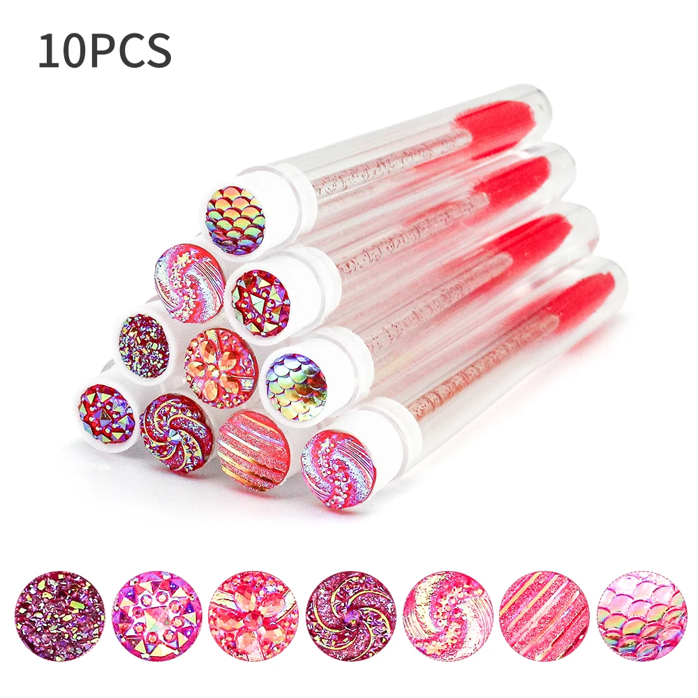 10pcs tube and brush