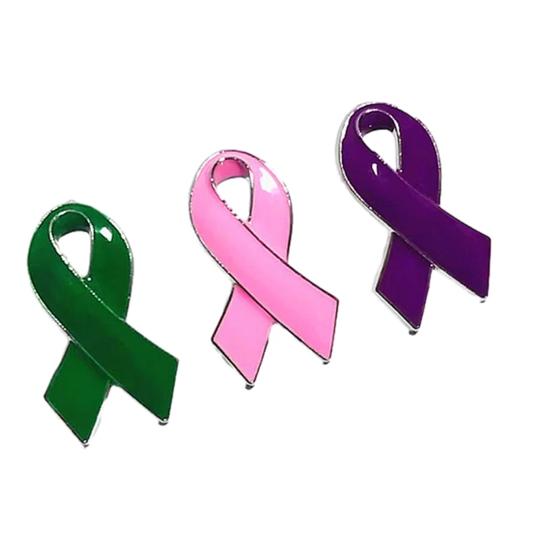 

Official Breast Cancers Awareness Lapel Pins Pink Ribbon Brooch for Women Girls, Charity Public and Social Event