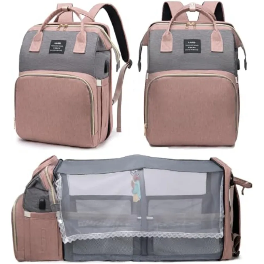 Diaper Bag Backpack with Changing Station: Baby Bags for Girls Boys New Mom Gifts Pañaleras Para Bebe Baby Girl Newborn Essenti 1