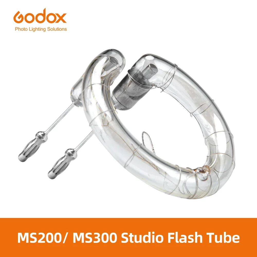 Godox 300Ws Professional Flash Tube Suitable for Godox MS200 MS300 Studio Flash 1/2PCS Support flash tube