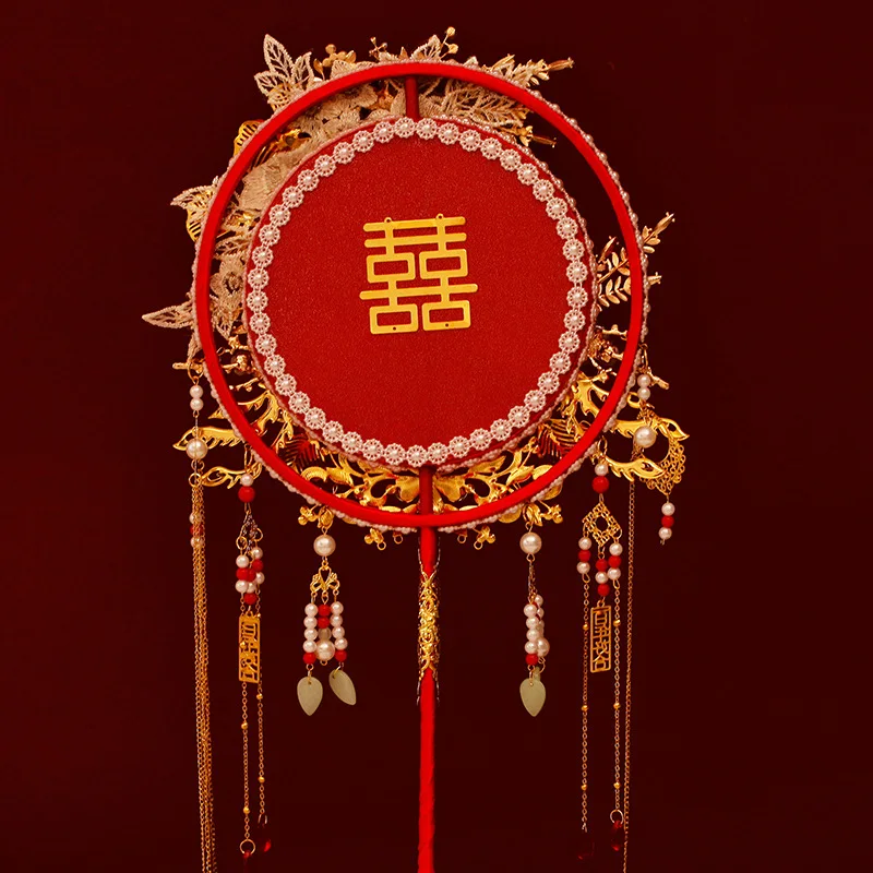 Antique Hand Fan For Women Chinese Wedding Gifts Home Decoration