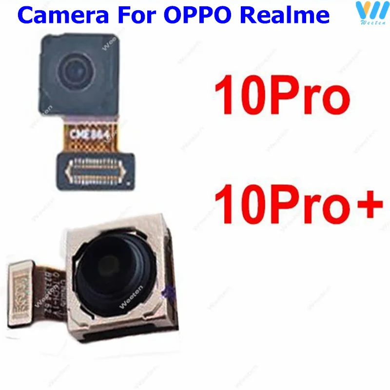 

Front Rear Camera For OPPO Realme 10 Pro/10 Pro Plus 5G Back Main Front Selfie Facing Camera Module Flex Cable Repair Parts New