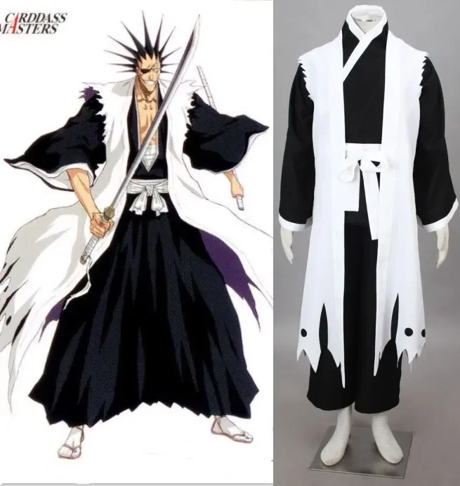 

Аниме Косплей Хэллоуин костюмы Zaraki Kenpachi отбеливатель