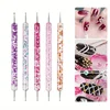 Hot Sale New In 5 Pcs/set Nail Art Dotting Pen Crystal Beads Handle Dual-ended Drawing Painting Rhinestones Manicure Tools 1