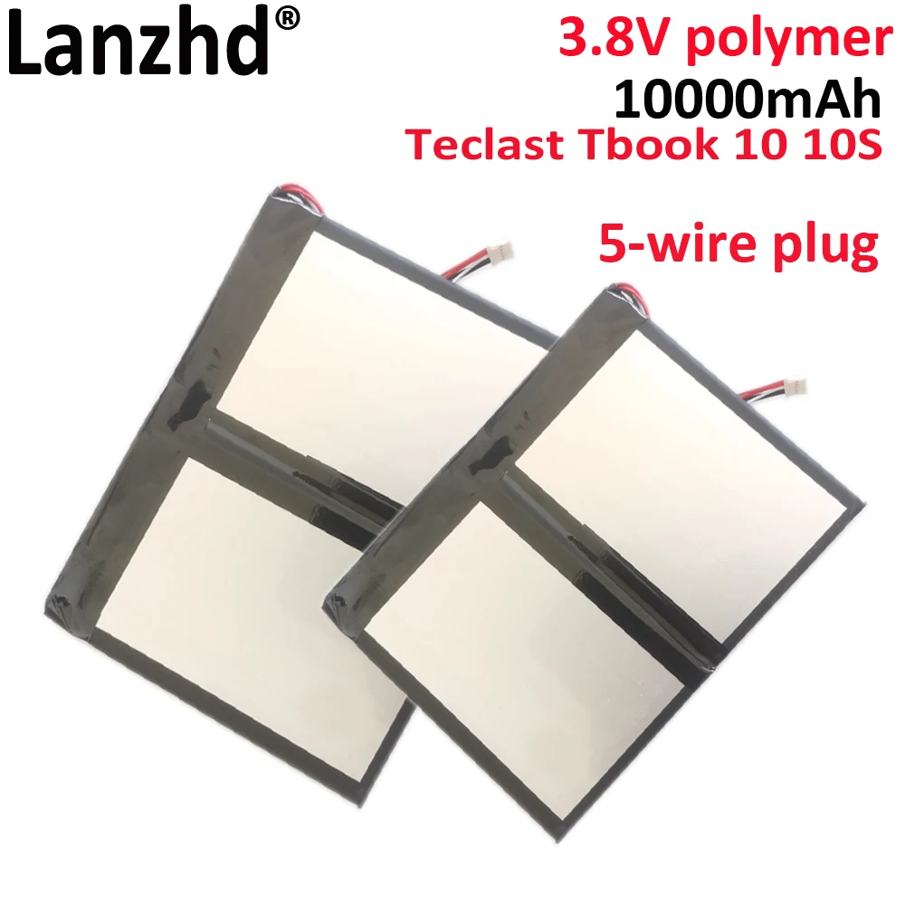 Bateria para Teclast Tablet Acumulador de pc Plugue de Fios 10s 10s 10000mah Novo