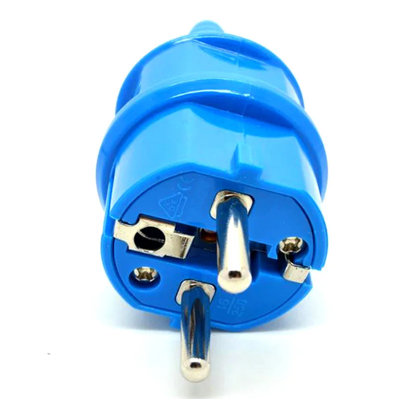 Multicolor Waterproof 16A 250V EU Standard Industrial Plug