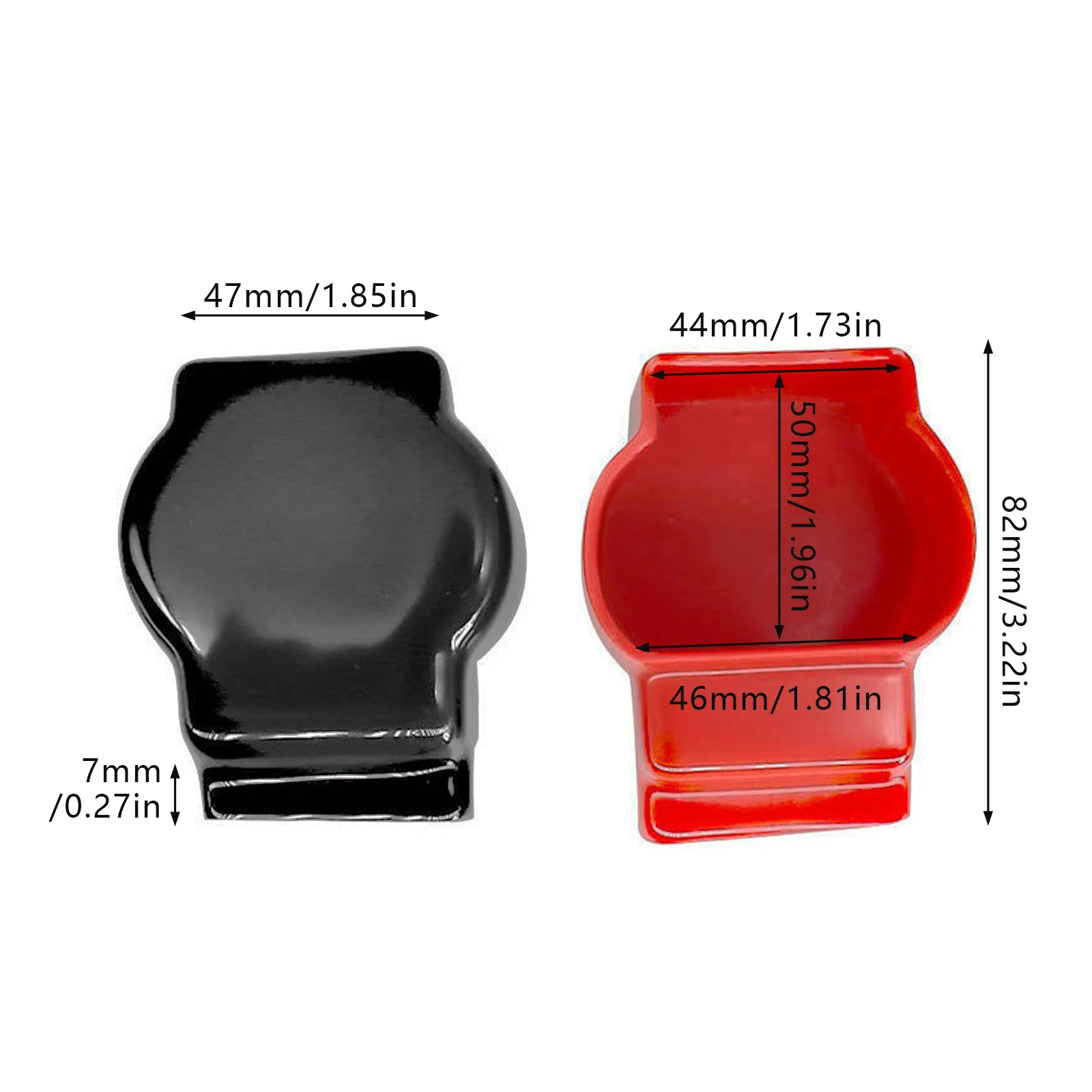 Battery Terminals 2pcs Battery Terminal Covers Positive Negative Top Post Cap Protection Car Motorcycle Truck Battery Wire Connector Cap