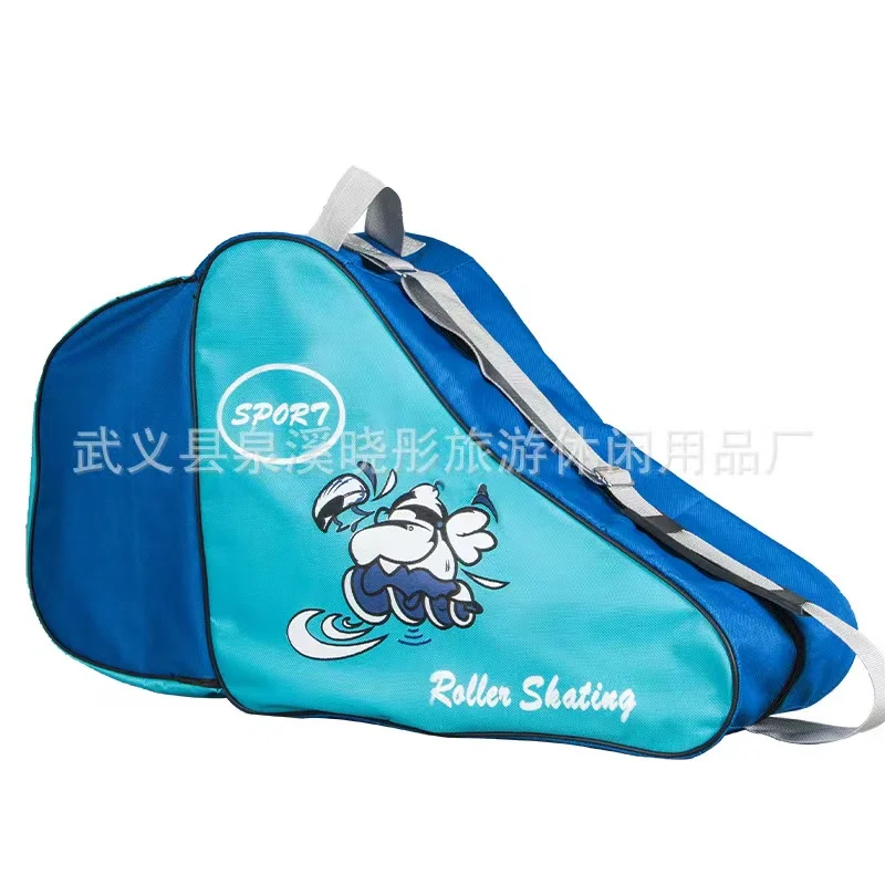 Portable Inline Speed Roller Skates Shoulder Backpack Ice Skating Large Capacity Breathable Kids Storage Bag