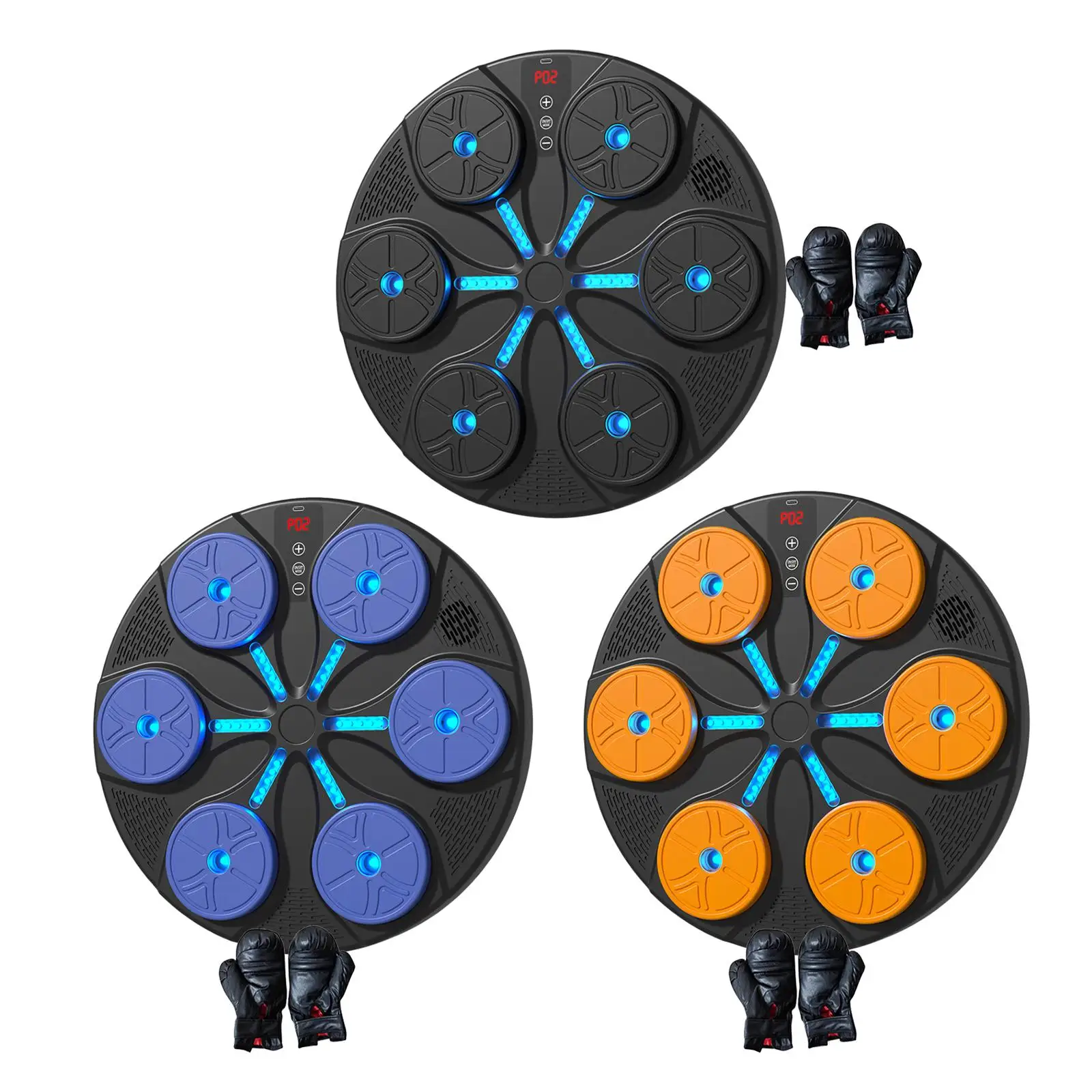 

Music Boxing Training Machine Rhythm Musical Target with Gloves Indoor Sports